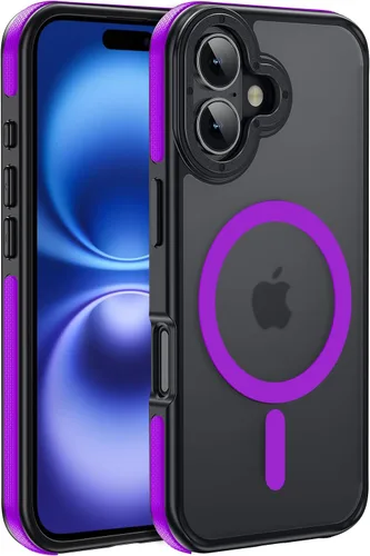 Vista 84 de Funda magnética para iPhone Air con protector de lente de cámara, protección grado militar de 10 pies, compatible con funda MagSafe Slim para iPhone