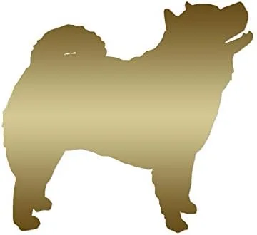 Vista 3 de Chow Chow Dog Breed - Adhesivo de vinilo de 4 x 3.75 pulgadas, color negro