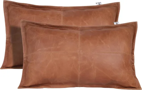 Vista 35 de Funda de almohada rectangular de piel de cordero – Funda de cojín para sofá – Fundas decorativas para sala de estar y dormitorio, caja negra
