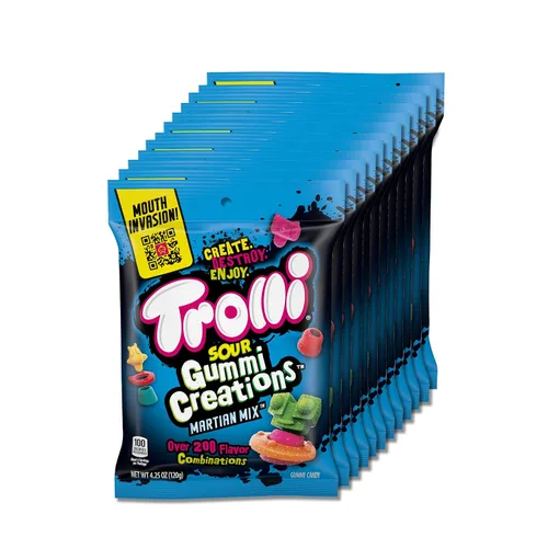 Vista 8 de Trolli Gummi Creations - Caramelo de gomitas ácidos, 4.25 onzas (paquete de 12)