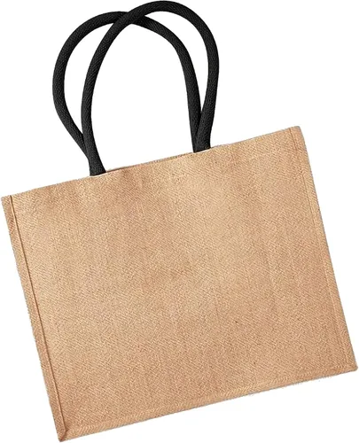 Vista 8 de Westford Mill Bolsa de compras clásica de yute 21 litros