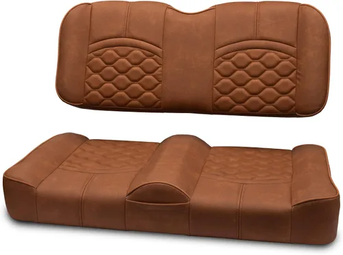 Vista 9 de MODZ® FS1 Custom Golf Cart Asiento Delantero para Yamaha Drive2 - [2017-Up] - [Añadir $40] - Base de óxido - Patrón Cobra