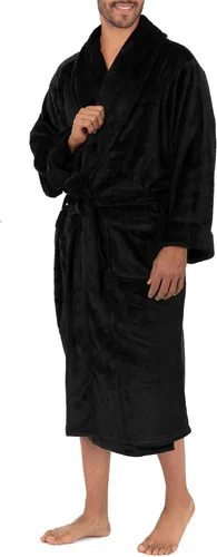 Vista 4 de IZOD mens Comfort-soft Fleece RobeBathrobe