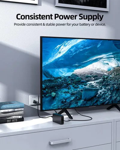 Vista 4 de Superer Cable de alimentación de 120 W 19.5 V apto para Sony BRAVIA TV XBR-43X800H XBR-49X800H XBR-49X800G XBR43X800H XBR49X800H XBR49X800G X800H 43