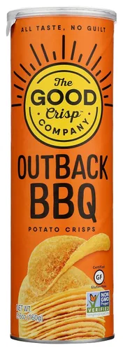 Vista 8 de The Good Crisp Company, Cheddar blanco envejecido, papas fritas sin gluten (recipientes de 5.6 onzas, paquete de 8), sin OMG, apto para alérgenos