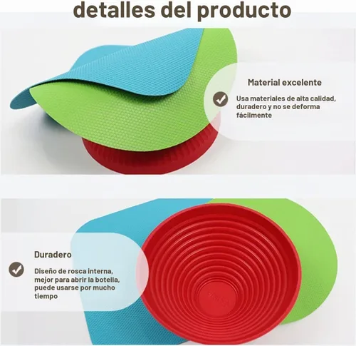 Vista 3 de Almohadillas para abridor de tarros, para personas mayores