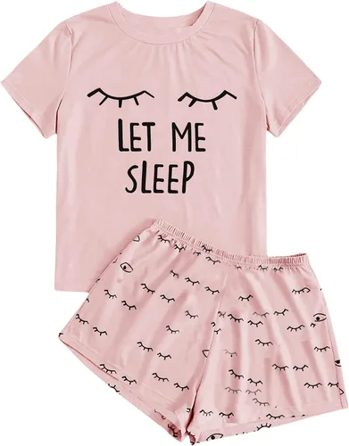 Vista 12 de Kingdenergy Conjunto de 2 piezas de camiseta y pantalón corto para niñas Verde militar