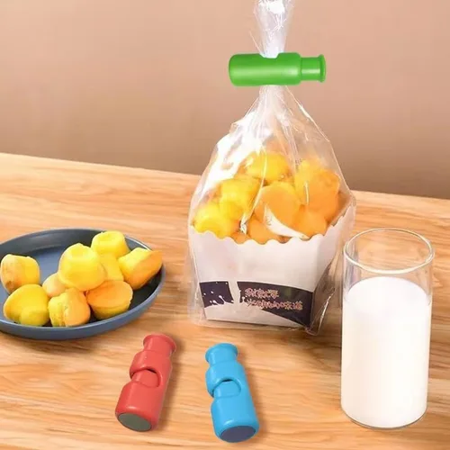 Vista 4 de Clips para Bolsas, Nuevos Clips para Bolsas de Chips y Alimentos, Clips Reutilizables para Bolsas de Comestibles, Clip de Cierre para Pan