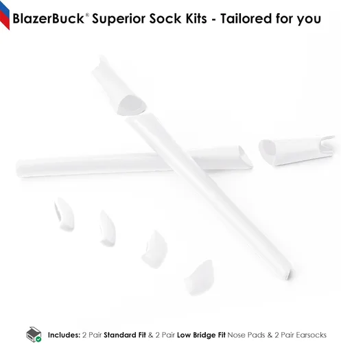Vista 5 de BLAZERBUCK Kits de calcetines de repuesto para gafas de sol Oakley Half Jacket XLJ