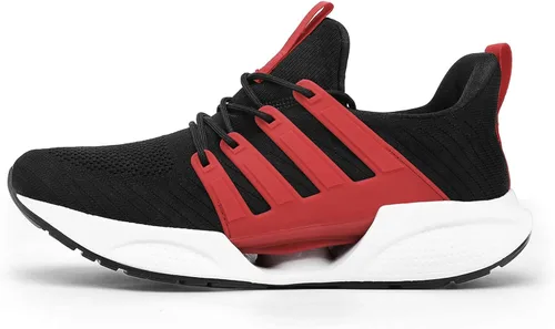 Vista 2 de Wedowu Zapatos deportivos cómodos para hombre que absorben los golpes, ligeros, antideslizantes, para correr, caminar, deportes, moda, casual