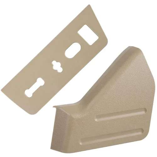 Vista 9 de Panel de moldura de asiento eléctrico y bisel del interruptor de asiento negro lado del conductor compatible con Ford F150 2009-2014 Lincoln Mark LT