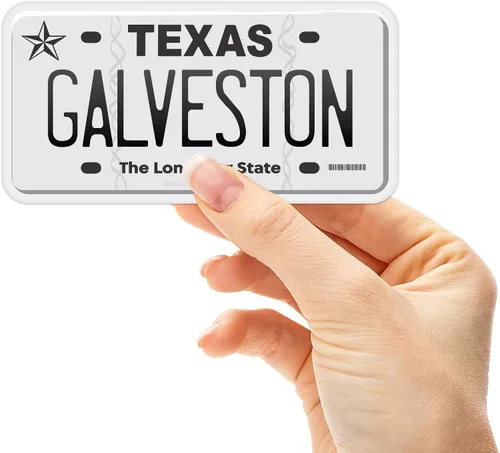 Vista 56 de Calcomanía para placa de matrícula de Texas, elige entre más de 50 ciudades de TX, calcomanía para parachoques de Texas para automóvil, calcomanías
