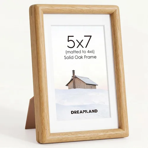 Vista 85 de Dreamland Portarretratos de madera natural de 4 x 6 pulgadas mate a 3.5 x 5 pulgadas, marco de fotos de madera de wengué maciza, hecho a mano