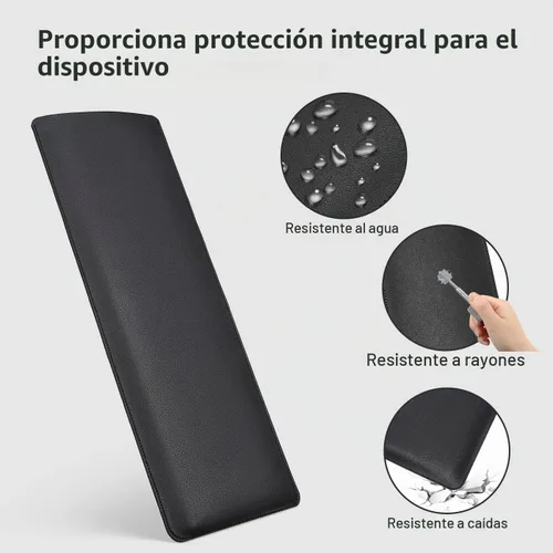 Vista 4 de CaseBuy Funda de piel sintética para teclado Apple Magic 2024 con USB-C y iMac Magic M1 M3 M4 Chip A2520 A1843 y Mac Studio 2022 con teclado
