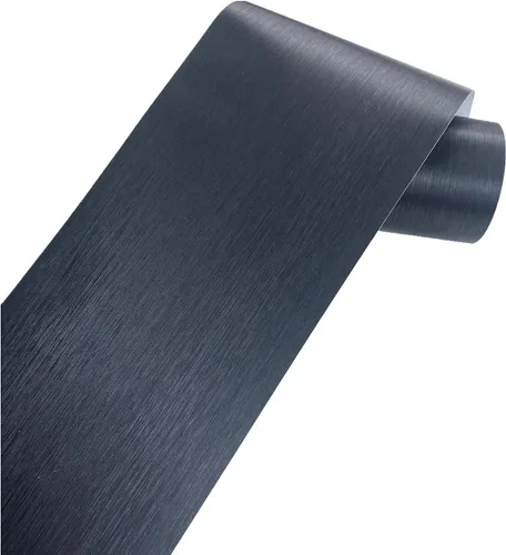 Vista 7 de TOOLDECO Calcomanías de metal de imitación cepilladas, autoadhesivas, bordes de pared, marco de puerta, marco de ventana, decoración de marco