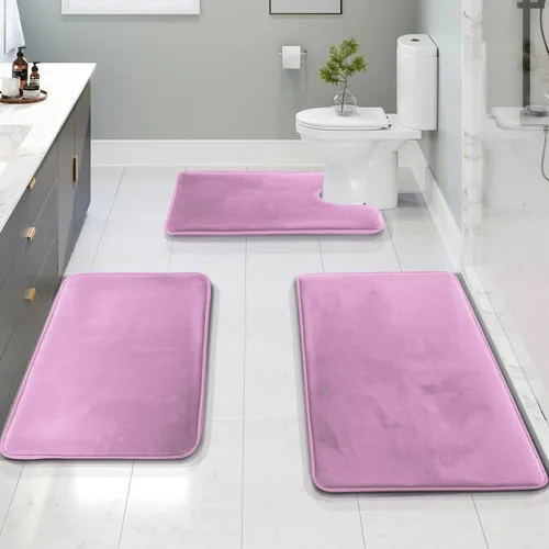 Vista 25 de Clara Clark tapete para baño, regadera o tina, de gomaespuma, negro, antiderrapante Camel Oro