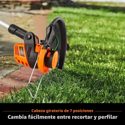Vista 4 de LawnMaster 20VMWGT Cortacésped de 24V Máx de 13 pulgadas y Recortadora de Césped de 10 pulgadas Combo con 2x4.0Ah Baterías y Cargador