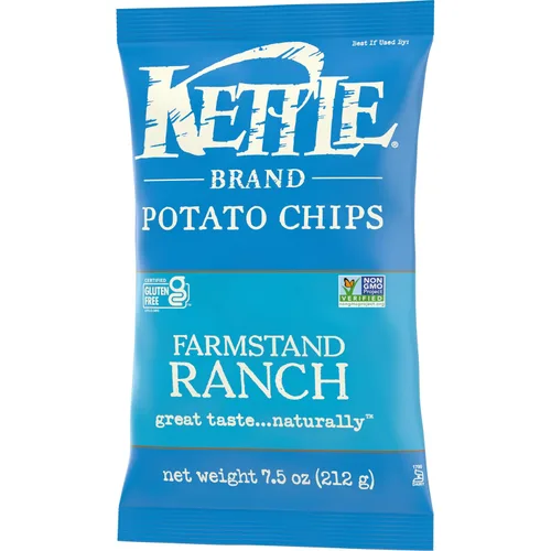 Vista 8 de Kettle Brand Papas fritas Farmstand Ranch Hervidor Chips, 7.5 Oz