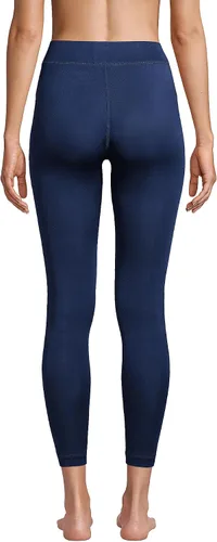 Vista 2 de Lands' End Leggings largos de seda entrelazados para mujer