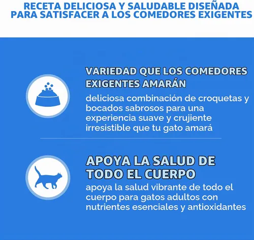 Vista 3 de IAMS Healthy Enjoyment Alimento seco para gatos, receta de pollo y salmón, 15 libras Vet-recommended, Real Chicken #1 ingredient, Natural fiber &