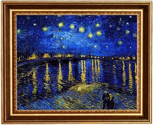 Vista 7 de ELITEART -Van Gogh (12x16, La noche estrellada)