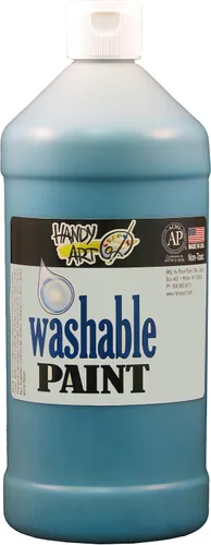 Vista 6 de Handy Art Pintura lavable de 16 onzas, color negro