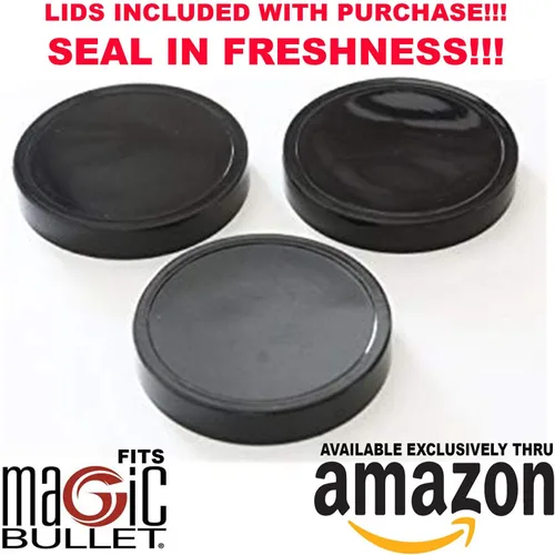Vista 4 de Juego de 6 tazas de 16 onzas – 3 tazas de repuesto con tapas para batidora Magic Bullet incluidas