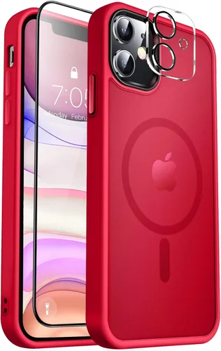 Vista 74 de MOCCA - Funda magnética resistente para iPhone XR de 6.1 pulgadas, compatible con MagSafe, funda con protección contra caídas de grado militar