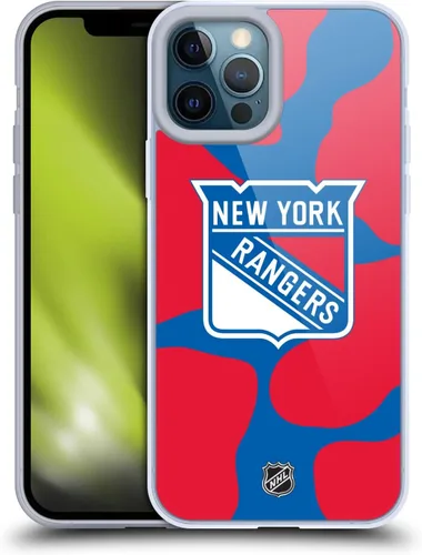Vista 218 de Head Case Designs Funda de gel suave con licencia oficial de la NHL Camouflage New York Rangers compatible con Apple iPhone 7 Plus/iPhone 8 Plus