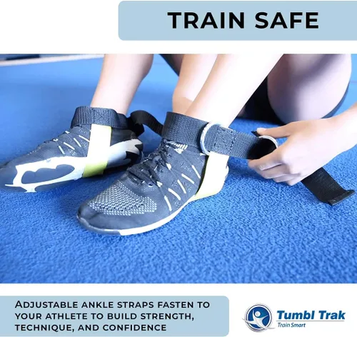 Vista 4 de Tumbl Trak Entrenador de Base de Porristas con Banda de Resistencia Stunt Double