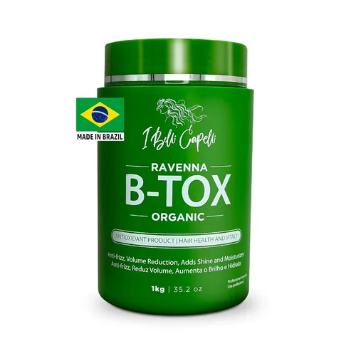 Vista 9 de I Belli Capelli Tratamiento Ravenna B-tox para cabello rubio, 35.2 oz (1kg) - Sin formaldehído, acción anti-encrespamiento, suavizante, hidratación