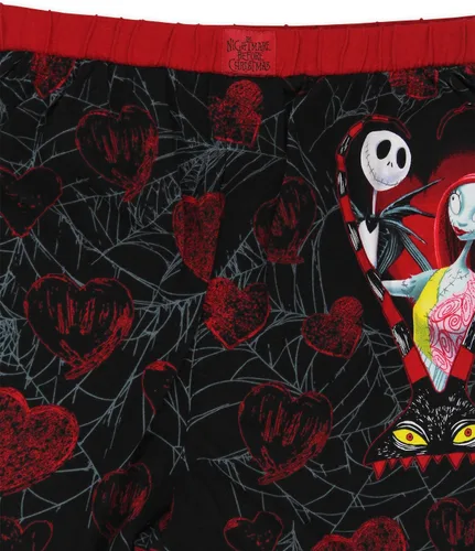 Vista 5 de Nightmare Before Christmas Jack and Sally - Calzoncillos para hombre