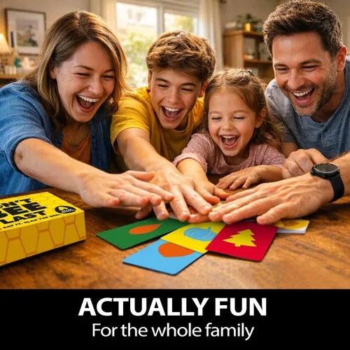Vista 4 de QUOKKA Juegos de mesa familiares para niños de 8 a 12 años – Juego de fiesta para niños y adultos – Don't Bee Last – Edición global sin idiomas