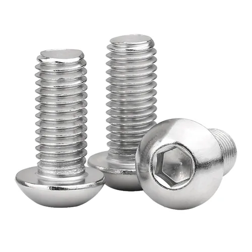 Vista 7 de Tornillo de Cabeza de Botón M3-0.5x12mm con Enchufe de Casquillo, Tornillos M3 de 12mm Métricas, Tornillos Allen Hexagonales, Acero Inoxidable