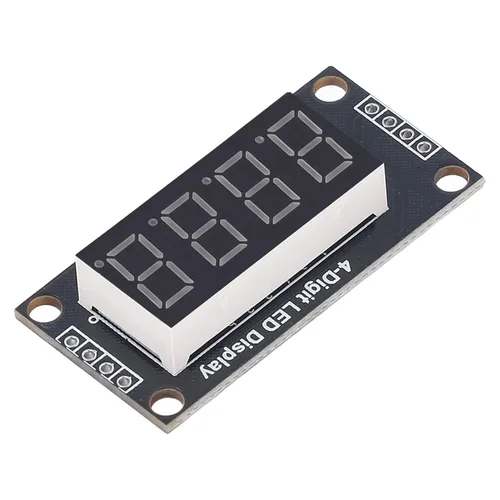 Vista 9 de Módulo de pantalla de tubo digital, chip de controlador TM1637 de 0.36 pulgadas, panel de pantalla LED de 7 segmentos, fácil instalación