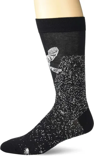 Vista 57 de K. Bell, calcetines retro varsity de lechuga para mujer Adultish (negro)