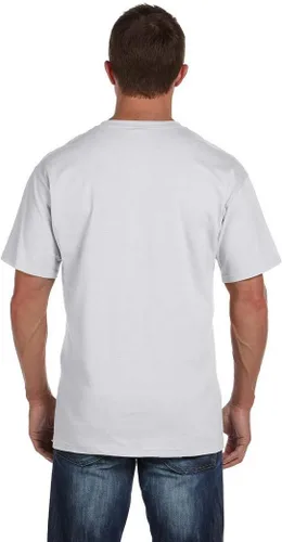 Vista 2 de Fruit of the Loom Paquete de 4 camisetas con bolsillo y cuello redondo para hombre Fresno