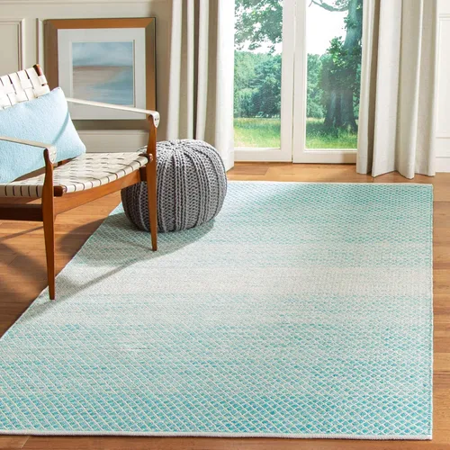 Vista 9 de SAFAVIEH Montauk Collection - Alfombra decorativa de 2 pies 3 pulgadas x 5 pies, color beige y marfil, algodón hecho a mano, ideal para zonas