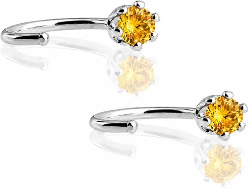 Vista 20 de Aretes de plata de ley para mujeres y niñas, hipoalergénicos para cartílago
