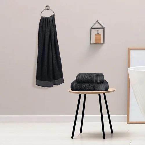 Vista 3 de Belizzi Home Juego de 3 toallas de algodón ultra suave, contiene una toalla de baño de 28 x 55 pulgadas, una toalla de mano de 16 x 24 pulgadas y un