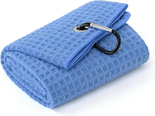 Vista 44 de Mile High Life Toalla de golf premium de tejido de gofre, 16 x 24 pulgadas, extra absorbente y de secado rápido, microfibra ultrasuave, clip