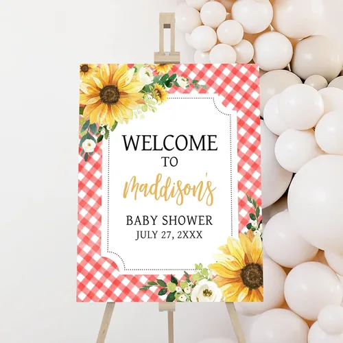 Vista 27 de Señal de bienvenida de animales para baby shower, letrero de baby shower de rey león)*