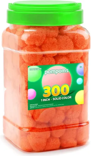 Vista 37 de Eppingwin - 2000 pompones negros, pompones suaves de 1 cm para manualidades, 0.4 pulgadas para proyectos de bricolaje de arte y manualidades (negro)