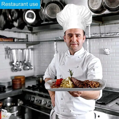 Vista 7 de Sombrero de chef gorra de chef ajustable de alta calidad para adultos