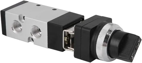 Vista 8 de Msv86522-Tb Válvula de interruptor de válvula de botón mecánico de 5 vías de 2 posiciones para sistema neumático Válvula de botón mecánica de 5 vías