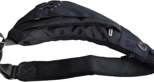 Vista 12 de Mochila de nylon para el pecho, mochila de viaje en bicicleta y gimnasio