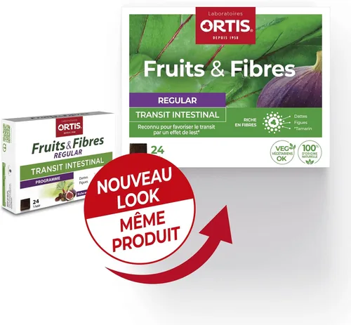 Vista 3 de Ortis Frutas y Fibras Regular 24 Cubos