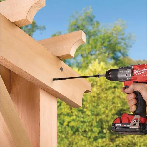 Vista 3 de Tornillo de madera estructural VersaLok de cabeza plana estructural de 6 ″ por Fastenmaster (50 unidades)