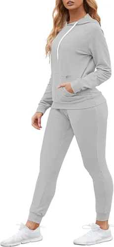 Vista 38 de Fixmatti Sudadera con capucha y bolsillos para mujer
