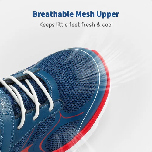 Vista 5 de DREAM PAIRS Zapatos deportivos para niños y niñas, zapatos deportivos para correr, ligeros, transpirables